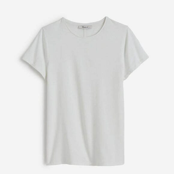 Madewell Essential Slim Tee in Lightweight Cotton Size medium - Picture 3 of 11